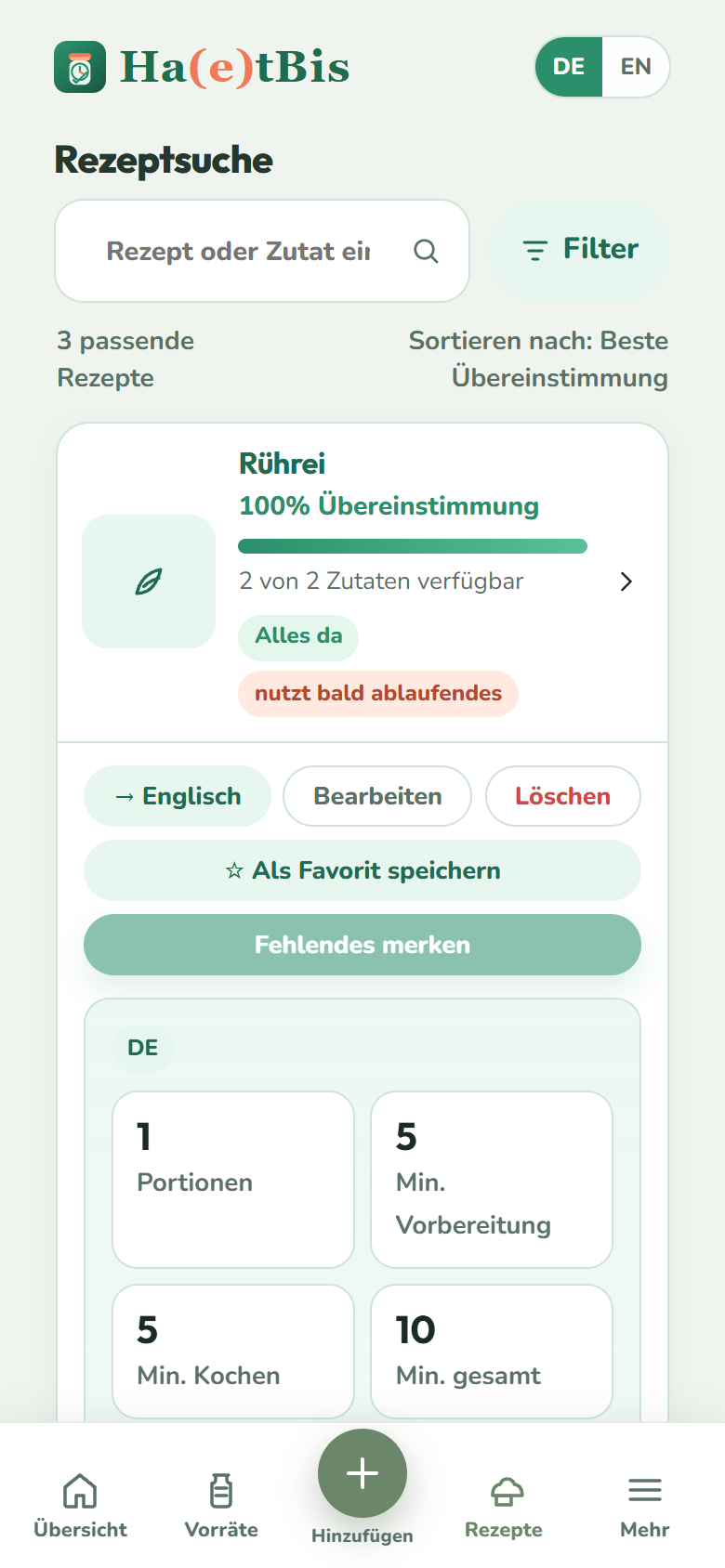 Ha(e)tBis Rezepte